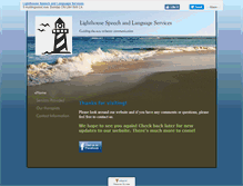 Tablet Screenshot of lighthousespeechandlanguage.com